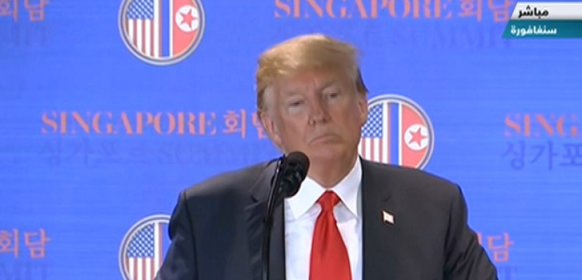 بالفيديو .. ترامب : العقوبات على كوريا ستبقى لحين التخلي عن ترسانتها النووية
