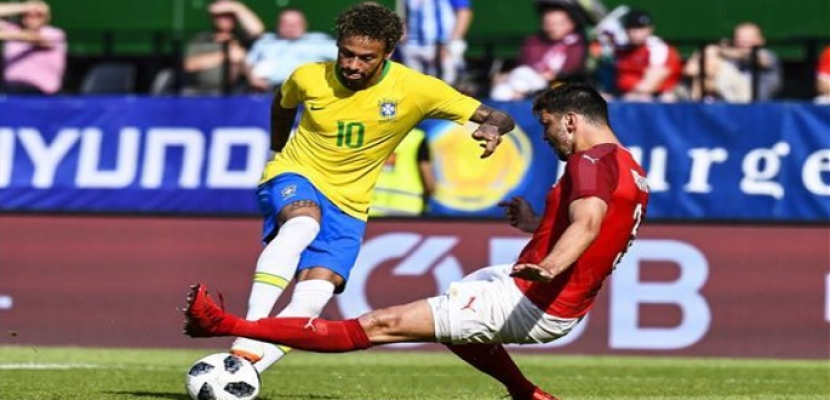 البرازيل تهزم النمسا بثلاثية استعدادًا للمونديال