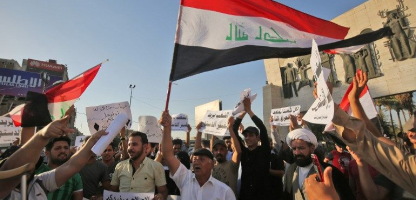 احتجاجات في جنوب العراق لسابع يوم على التوالي وسقوط مصابين في البصرة