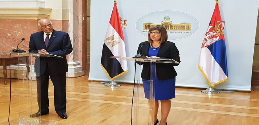 عبد العال يبحث مع رئيسة برلمان صربيا مجالات التعاون الاقتصادي