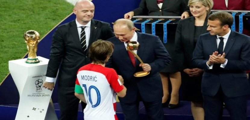 بوتين: روسيا يمكنها أن تفخر بتنظيم كأس العالم