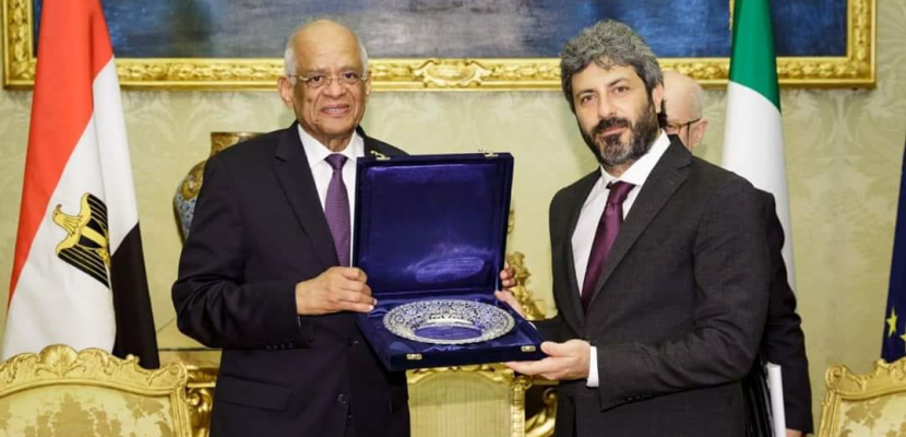 رئيس مجلس النواب الإيطالي: نقدر دور مصر في الشرق الأوسط