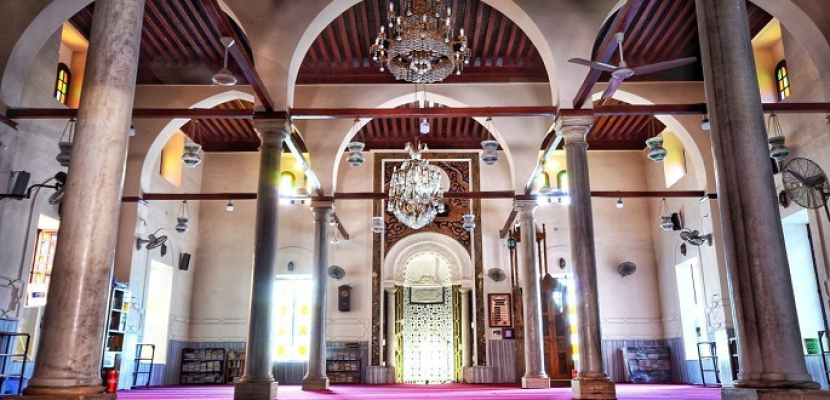 افتتاح مسجد إنجا هانم بـ”محرم بك” بالإسكندرية بعد ترميمه