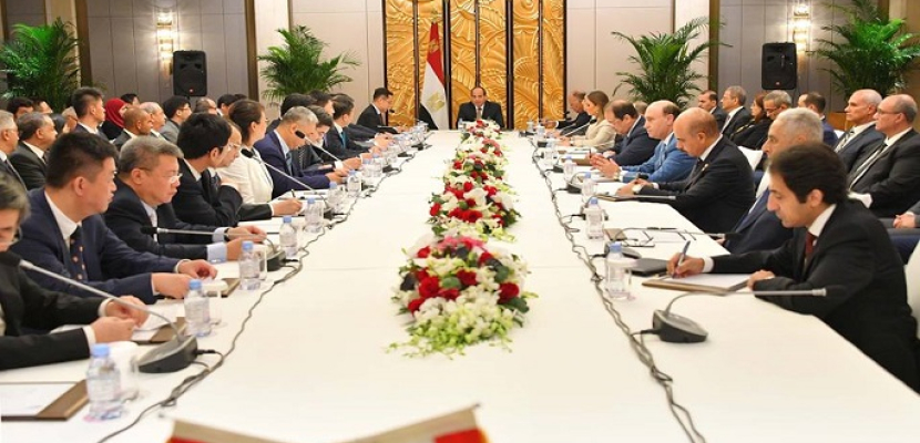 بالصور.. الرئيس السيسي يشهد التوقيع على اتفاقيات مع شركات صينية لتنفيذ مشروعات بنحو 18 مليار دولار