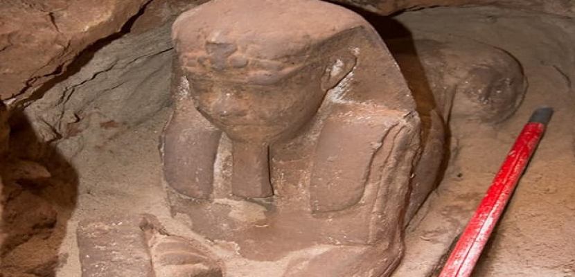 بالصور.. الآثار: اكتشاف تمثال لأبو الهول في معبد كوم أمبو بأسوان