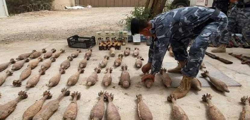 الدفاع العراقية: ضبط مخبأ لقذائف الهاون بمحافظة صلاح الدين