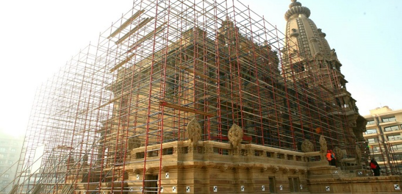 وزير الآثار يتفقد مشروع تطوير قصر البارون فى مصر الجديدة
