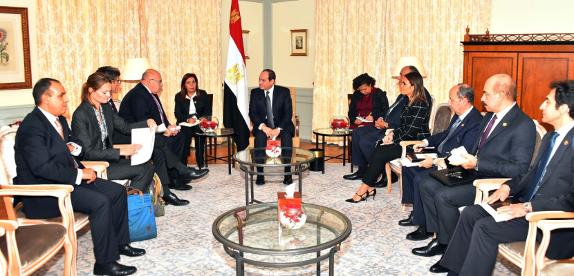 الرئيس السيسي يشيد بتطور العلاقات المصرية الألمانية خاصة على الصعيد الاقتصادي