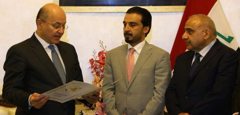 الرئيس العراقي يبحث مع رئيس الوزراء المكلف تعزيز جهود تشكيل حكومة وطنية قوية