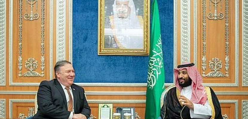 ولي العهد السعودي يلتقي وزير الخارجية الأمريكي