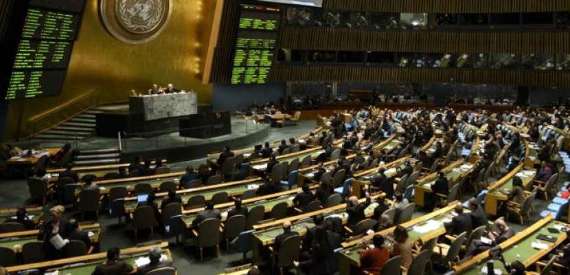 الجمعية العامة للأمم المتحدة تصوت لصالح انتخاب فلسطين رئيسة لمجموعة 77