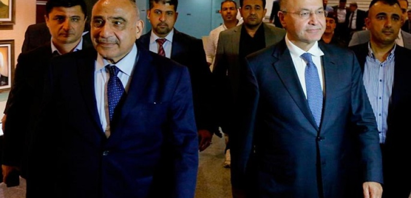الرئيس العراقي يطالب رئيس وزرائه المكلف بتشكيل حكومة تراعي التمثيل السياسي