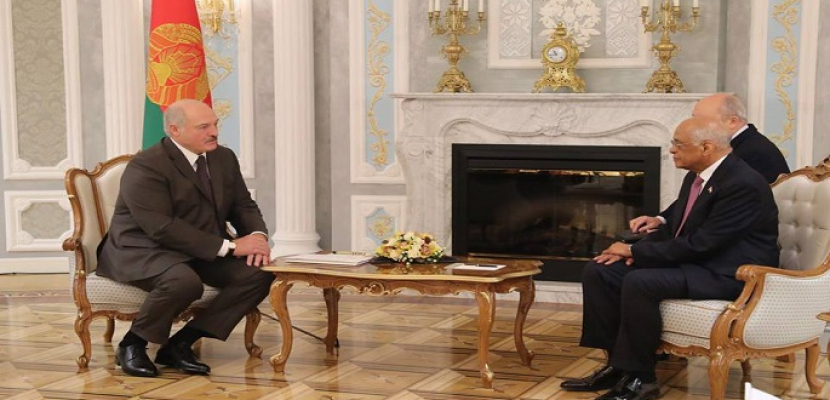 رئيس مجلس النواب يلتقى رئيس جمهورية بيلاروسيا