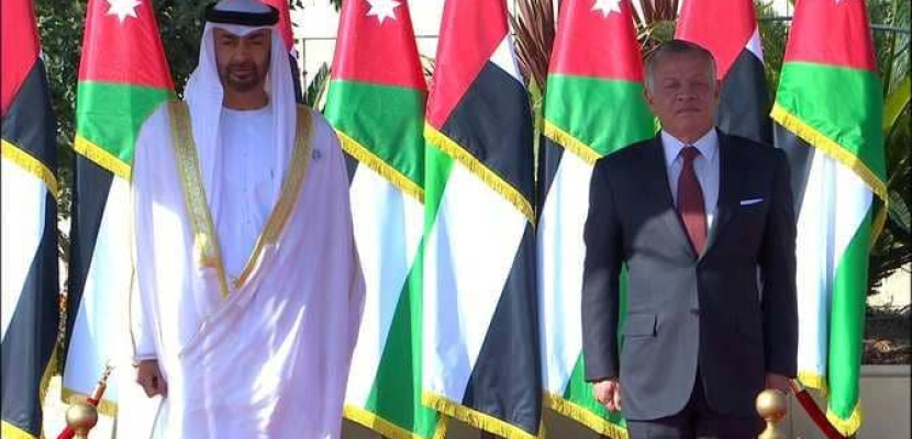 العاهل الأردني يستقبل ولي عهد أبوظبي