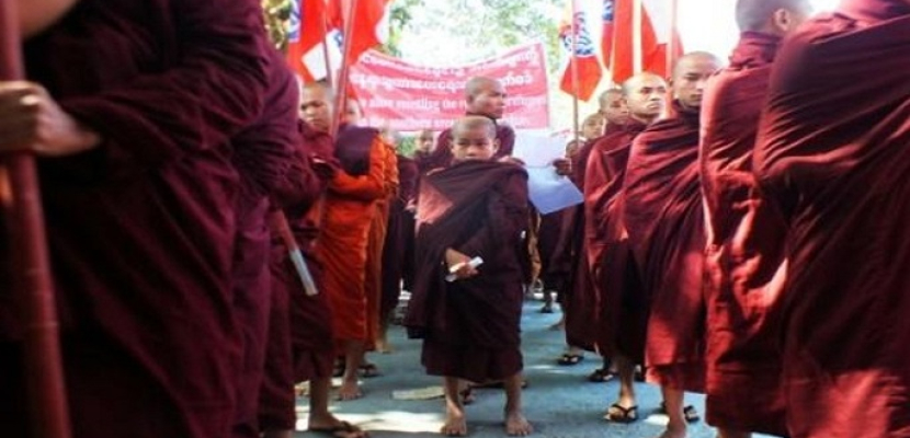 احتجاج في ولاية راخين على خطة لإعادة الروهينجا إلى ميانمار