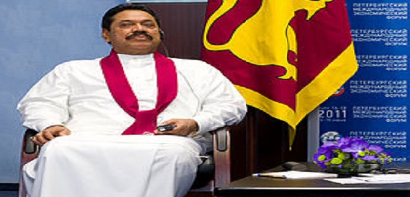 برلمان سريلانكا يوافق على سحب الثقة من رئيس الوزراء المعين ماهيندا راجاباكسا