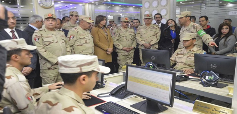 القوات المسلحة تفتتح أول مركز إلكترونى لتقديم خدمات التجنيد على شبكة الإنترنت العالمية