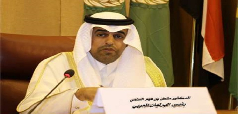 رئيس البرلمان العربي يبعث ببرقية تعازي فى ضحايا قطار رمسيس