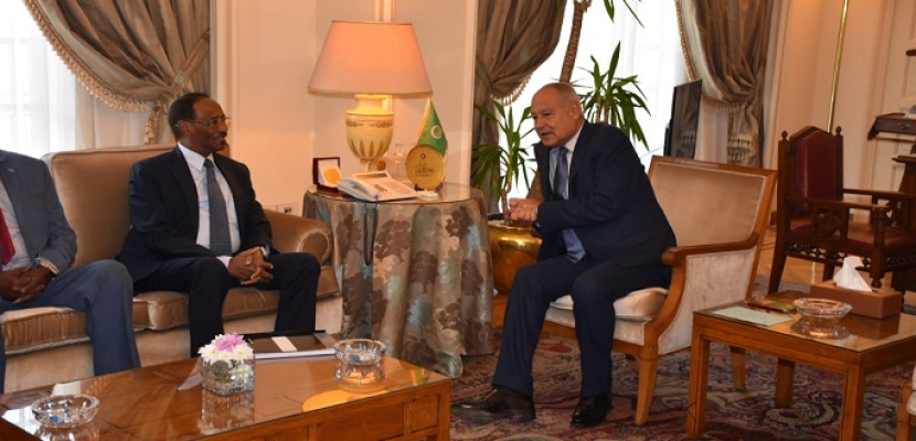 أبو الغيط يناقش مع وزير مالية الصومال سبل تعزيز الدعم العربي لخطط التنمية الصومالية