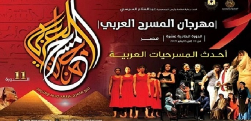الخميس .. انطلاق مهرجان المسرح العربي تحت رعاية  الرئيس السيسي