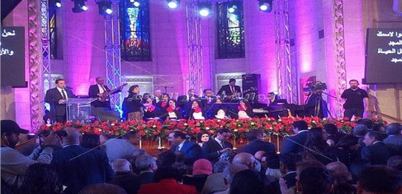 الطائفة الإنجيلية تحتفل بعيد الميلاد المجيد في كنيسة قصر الدوبارة