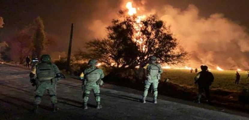 ارتفاع عدد قتلى انفجار خط أنابيب بالمكسيك إلى 73
