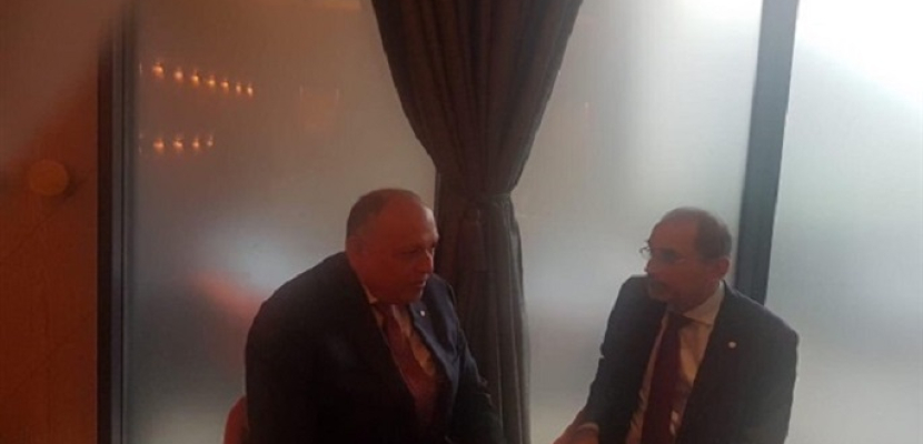 وزير الخارجية يلتقي نظيره الأردني على هامش المؤتمر الدولى لدعم الاقتصاد الأردنى بلندن
