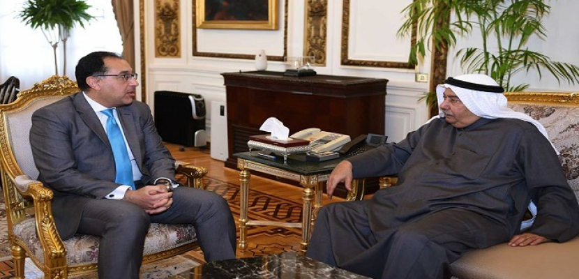 رئيس الوزراء يستقبل سفير الكويت في القاهرة