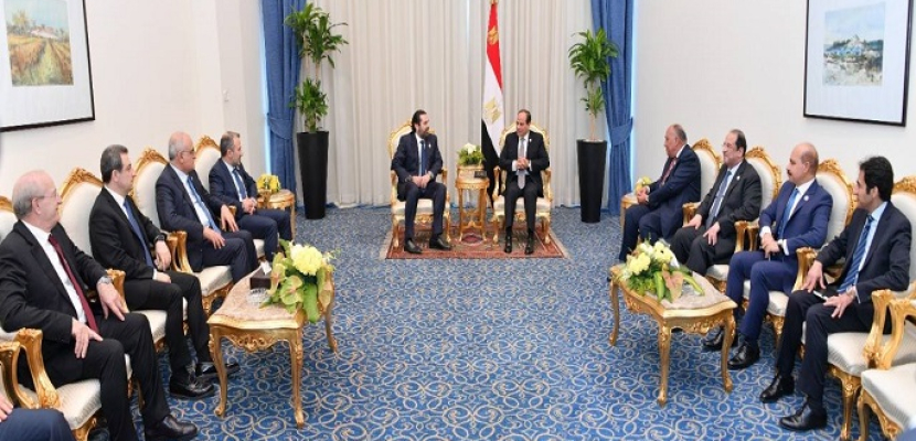 الرئيس السيسي يؤكد موقف مصر الداعي إلى النأي بلبنان عن النزاعات الإقليمية