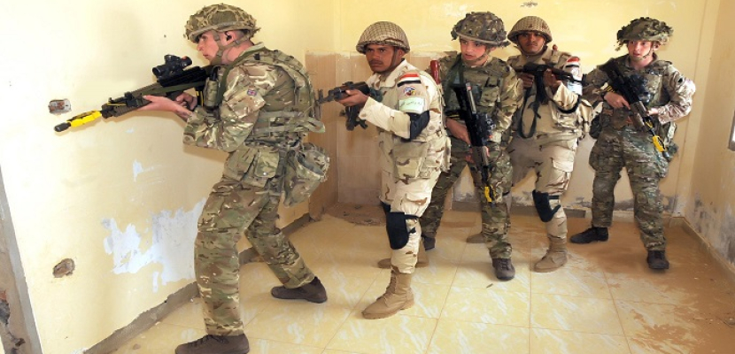 بالفيديو والصور.. استمرار فعاليات التدريب المشترك المصري البريطاني “أحمس -1”