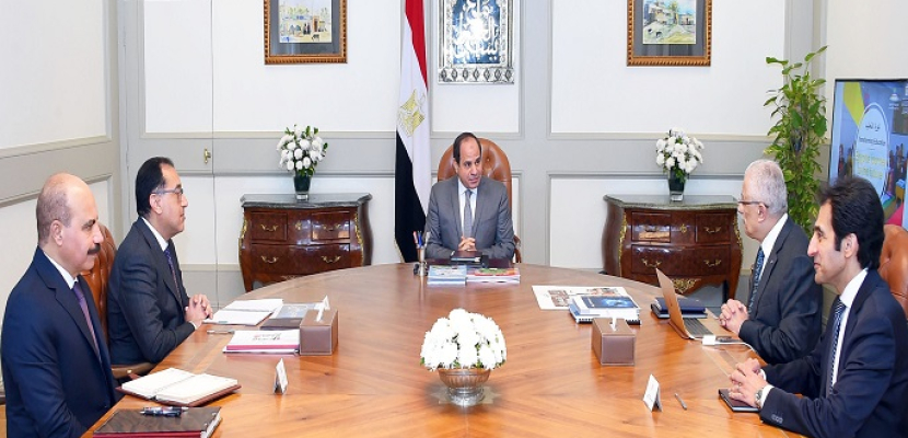 الرئيس السيسي يوجه بالاستمرار في تنفيذ مراحل مشروع تطوير التعليم في مصر