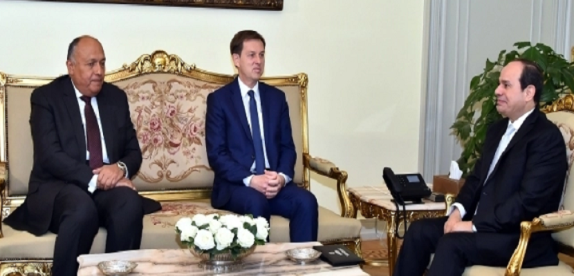 السيسي يستقبل ميرو سيرار نائب رئيس الوزراء ووزير خارجية سلوفينيا بحضور شكري