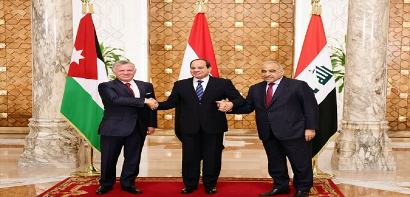 السياسة الكويتية: قمة مصرية – أردنية – عراقية تدعو لتجفيف منابع الإرهاب