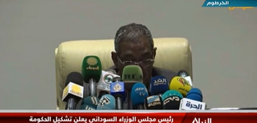 رئيس مجلس الوزراء السوداني يعلن تشكيل الحكومة الجديدة