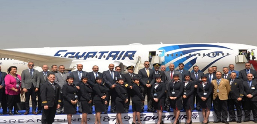 “مصر للطيران” تحتفل باستلام أولى طائرات الدريملاينر B787-9