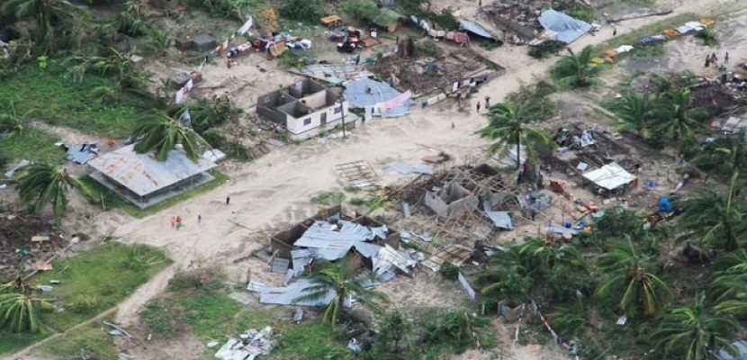 انتشار فرق الإنقاذ بعد انهيار منازل جراء الفيضانات في موزمبيق