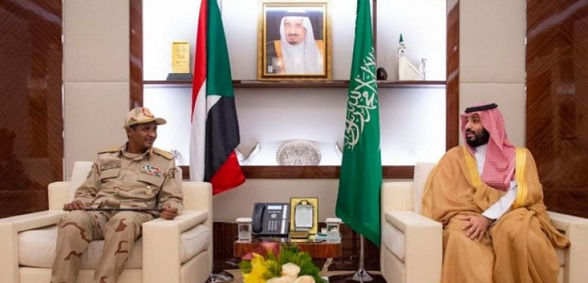 ولي العهد يلتقي نائب رئيس المجلس العسكري السوداني في جدة