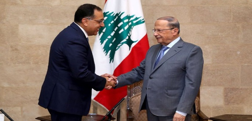بالصور.. مدبولي يلتقي عون .. ويؤكد استعداد مصر لتقديم كل الدعم الممكن للأشقاء في لبنان