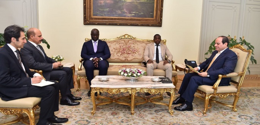 الرئيس السيسي يؤكد تطلع مصر لتفعيل التعاون المشترك مع غينيا بيساو