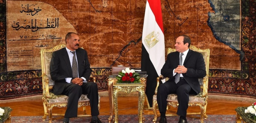الرئيس الإريتري يغادر القاهرة في ختام زيارة رسمية لمصر