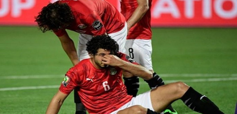 إصابة أحمد حجازي لاعب المنتخب الوطني بكسر في الأنف