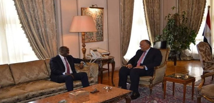 بالصور .. وزير الخارجية يبحث مع نظيره الرواندي العلاقات الثنائية والقضايا الإفريقية