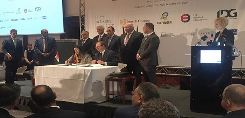 ‎رئيس الوزراء يشهد توقيع 7 اتفاقيات تعاون ومذكرات تفاهم بين مصر وألمانيا