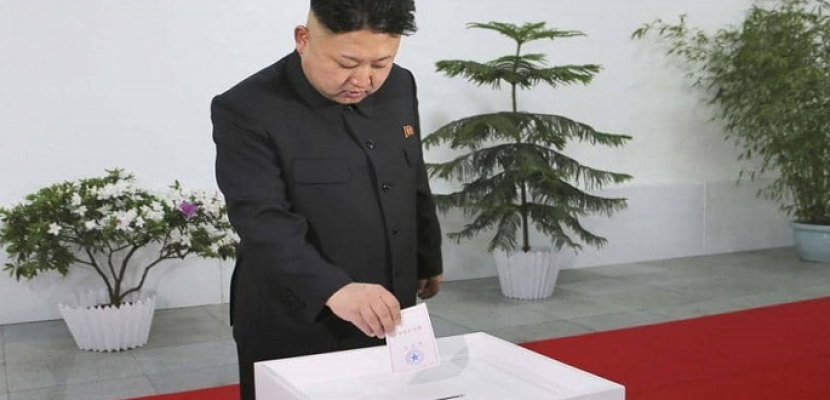 كيم يدلي بصوته في انتخابات المجالس المحلية بكوريا الشمالية