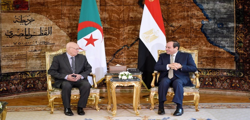 بالصور- الرئيس السيسي يلتقي نظيره الجزائري.. ويؤكد ثقته في قدرة مؤسسات الدولة الجزائرية على التعامل مع التحديات الراهنة
