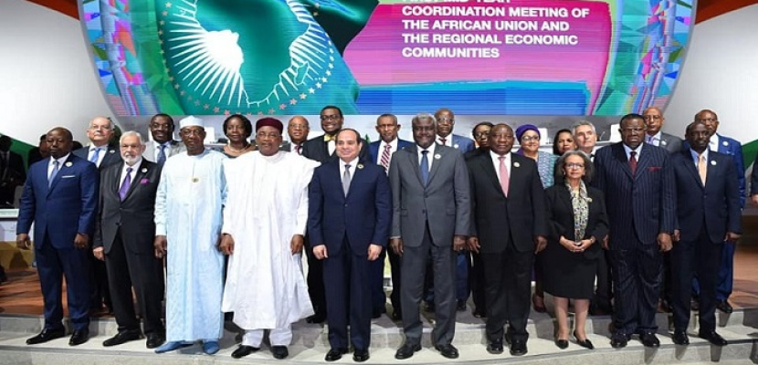 بالصور .. الرئيس السيسي يترأس أعمال القمة التنسيقية المصغرة للاتحاد الإفريقي والتكتلات الاقتصادية الإقليمية