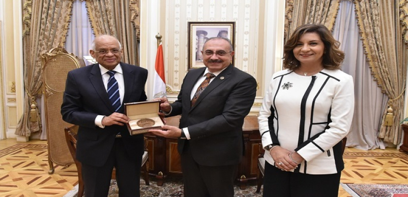 بالصور .. رئيس مجلس النواب يستقبل أول مصري منتخب بالبرلمان الكندي ويثمن جهوده لدعم العلاقات الثنائية