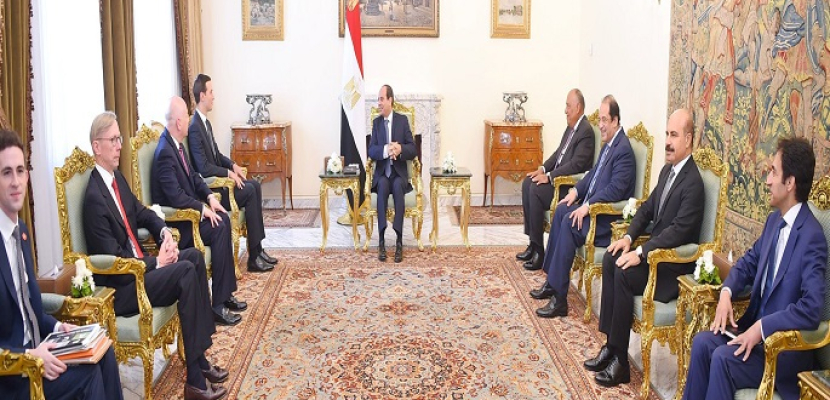 السيسي يؤكد دعم مصر لجميع الجهود الرامية للتوصل لحل عادل وشامل للقضية الفلسطينية
