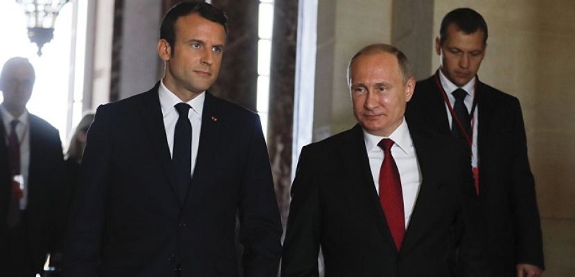 ملفات سوريا وإيران وأوكرانيا تتصدر مباحثات بوتين وماكرون فى باريس اليوم