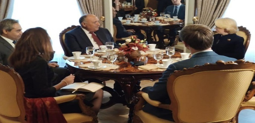 وزير الخارجية يلتقي رئيسة البرلمان اللاتفي في إطار زيارته الحالية إلى ريجا